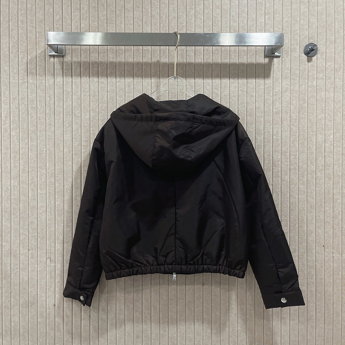 Pra*a Re Nylon Hooded Blouson Jacket Black Sgb685 1Wq8 F0002 S 211