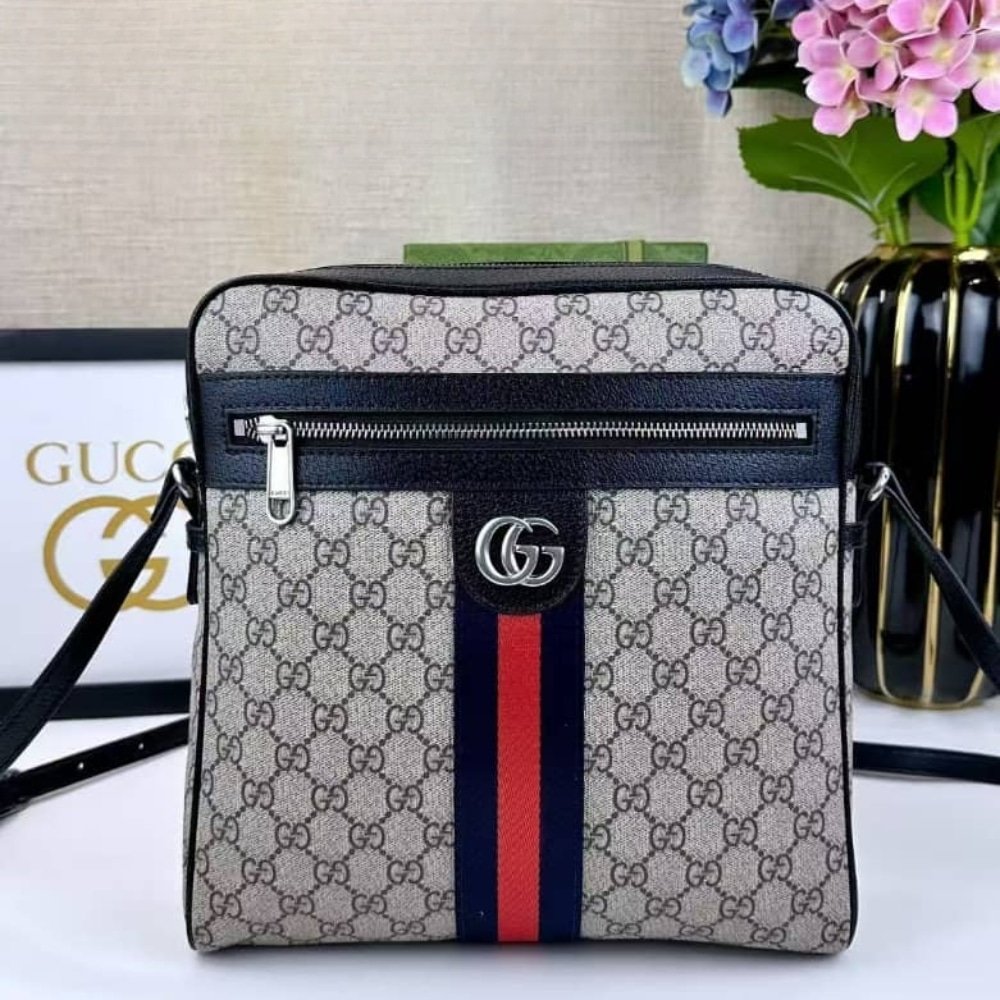 Gvc*1 Ophidia Small Messenger Bag Beige Gg Svp*me 23Cm ‎547926 96Iwn 4076
