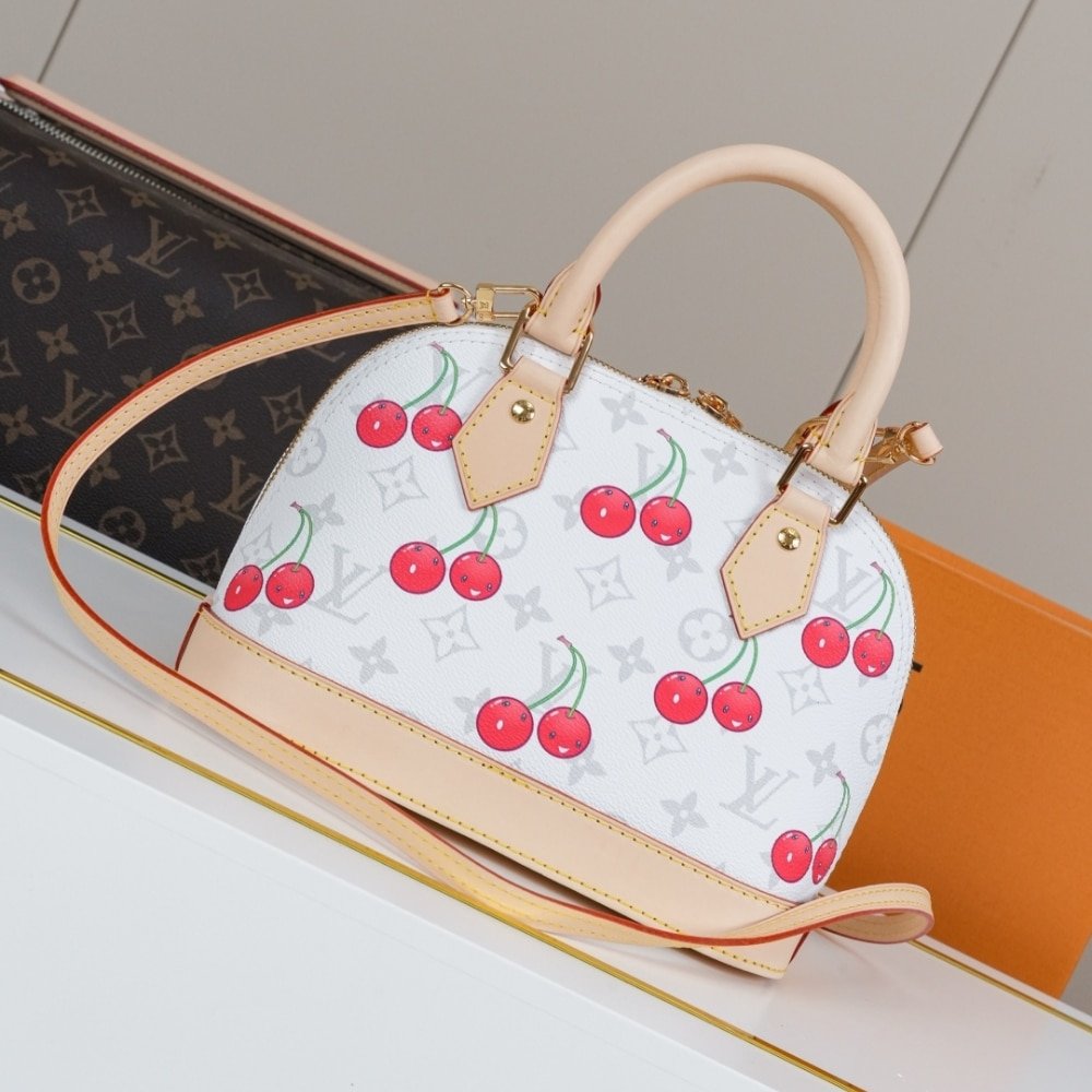 L0vis Vvtt0n X Takashi Murakami Alma BB Monogram Cherry 23Cm M14234