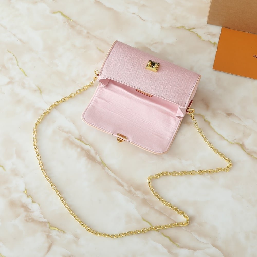 L0vis Vvtt0n Pochette Camille Washed Pink 20Cm