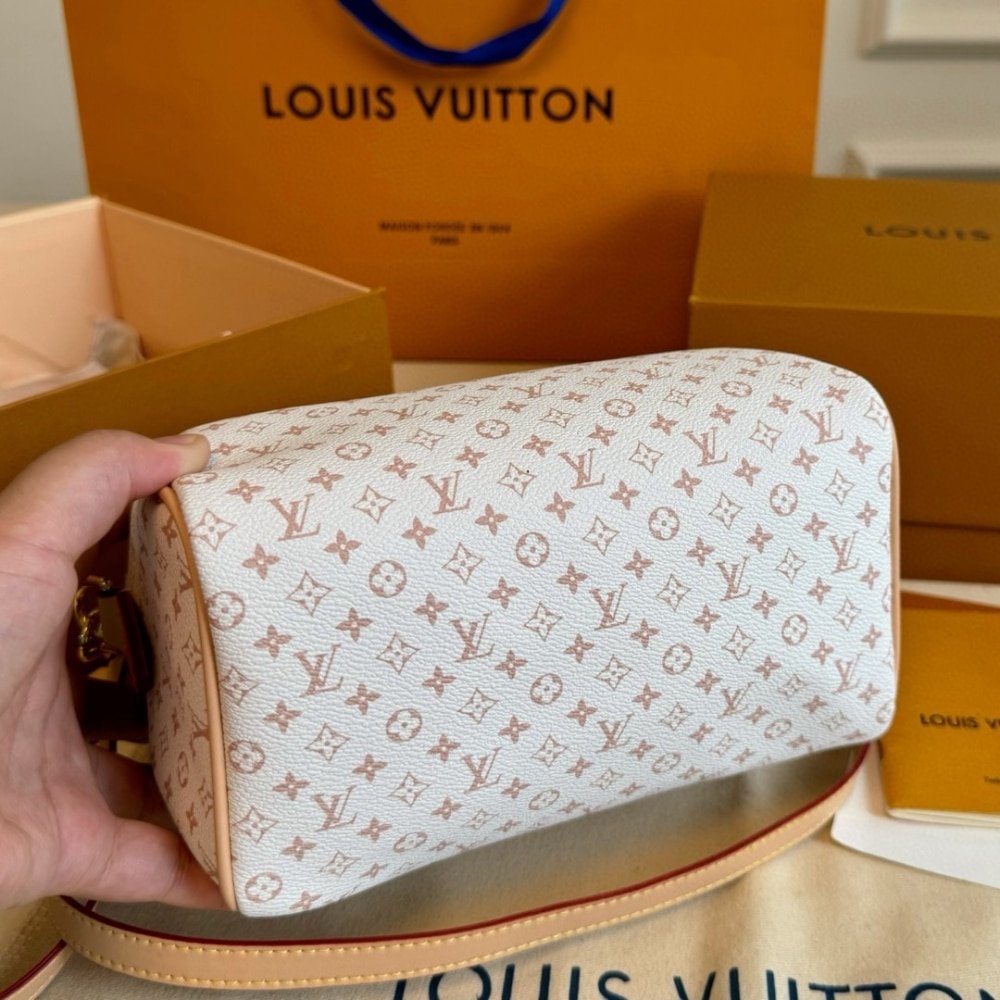 L0vis Vvtt0n Speedy Bandoulière 20 Mastic Cream 20Cm M12747