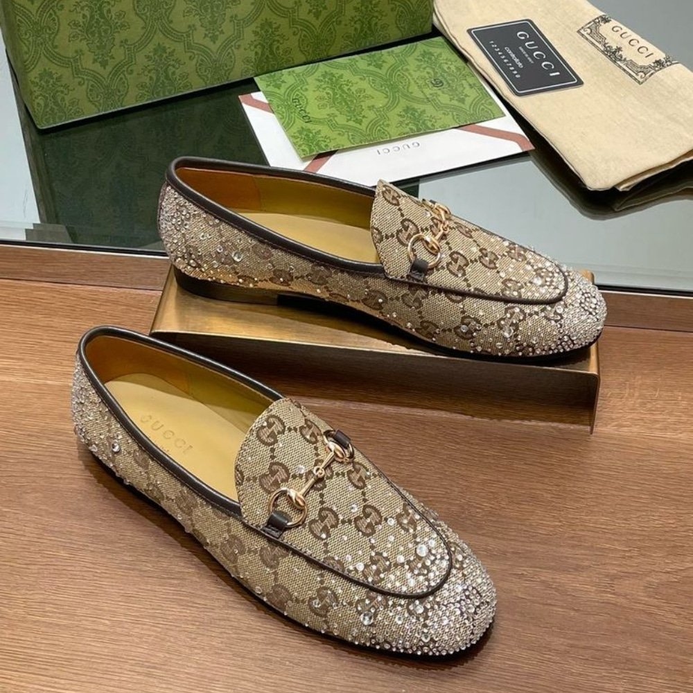 Gvc*1 Women Jordaan Loafer Beige And Dark Brown 813000 Fad4D 2550