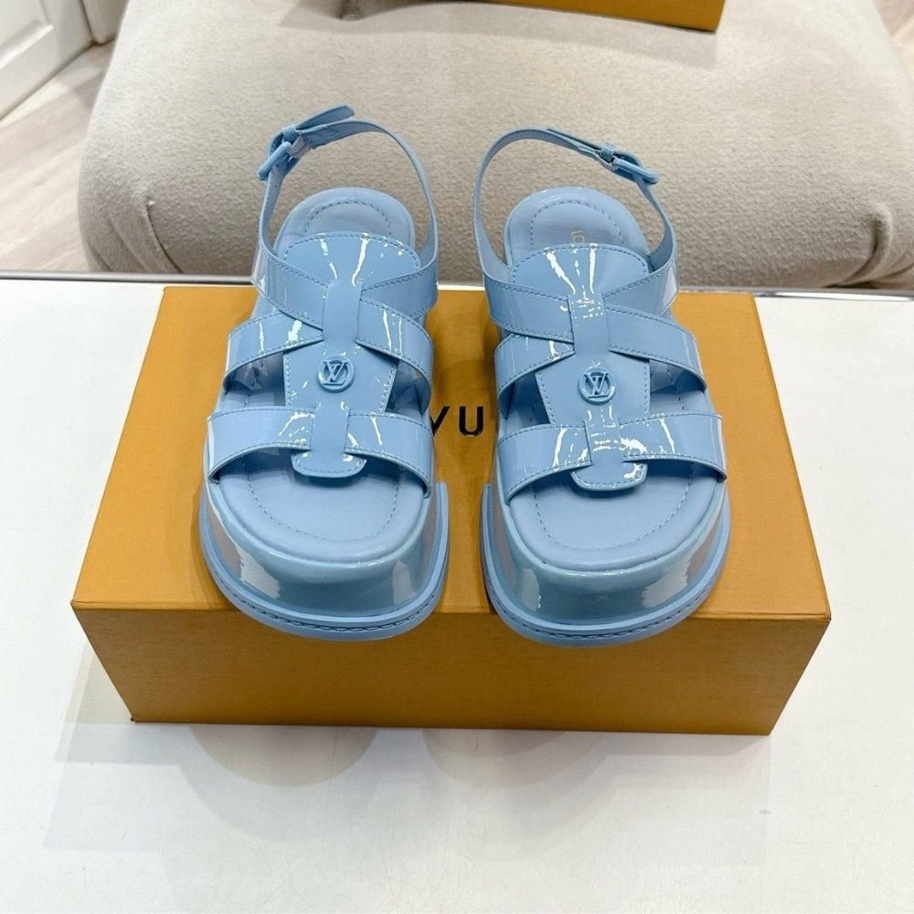L0vis Vvtt0n Maya Platform Sandal Light Blue 1Agy10