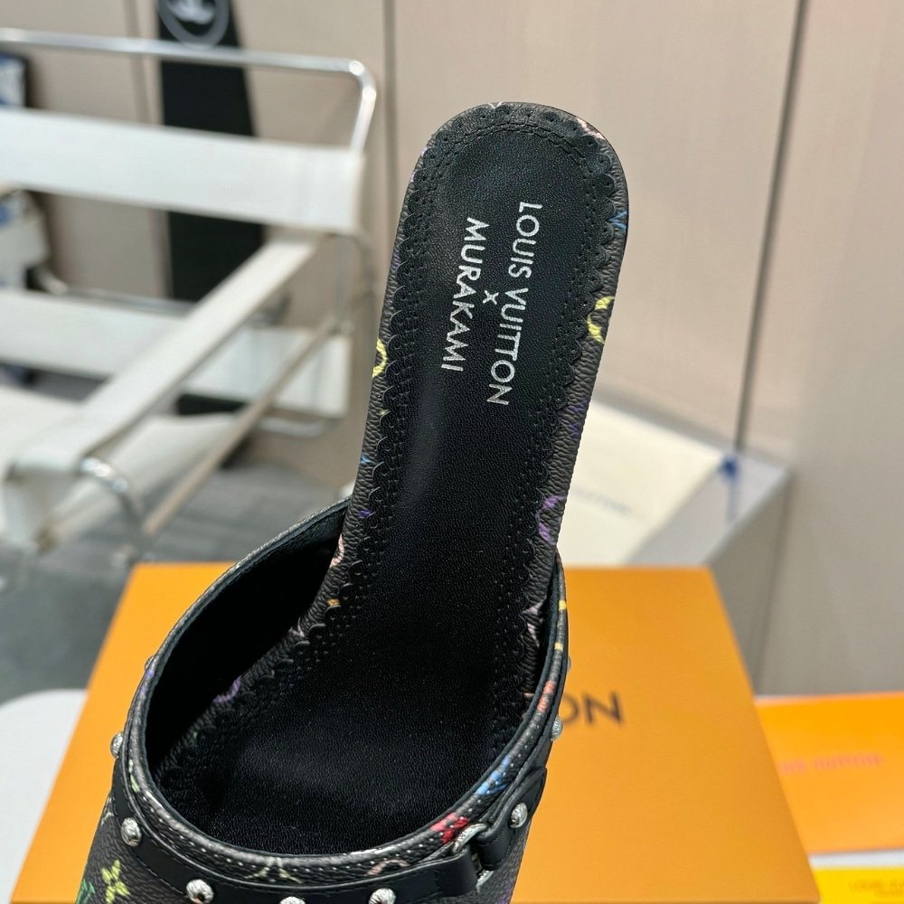 L0vis Vvtt0n X Takashi Murakami 6Am Mule Black 1Agwqq