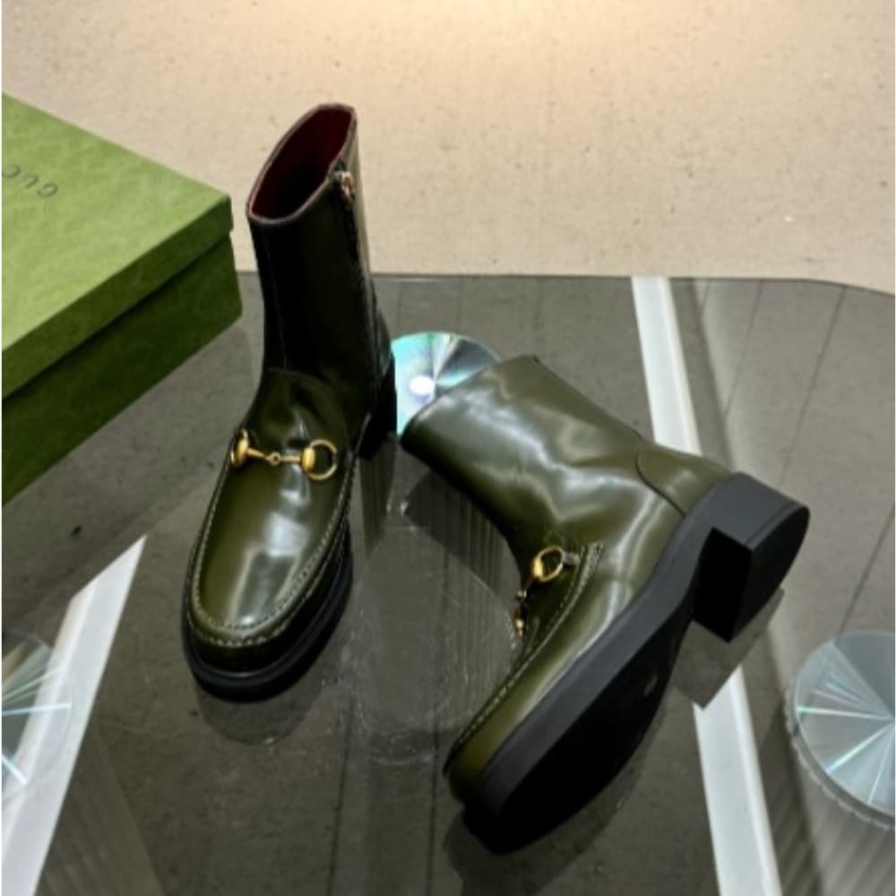 Gvc*1 Women’s Horsebit Boot Dark Green