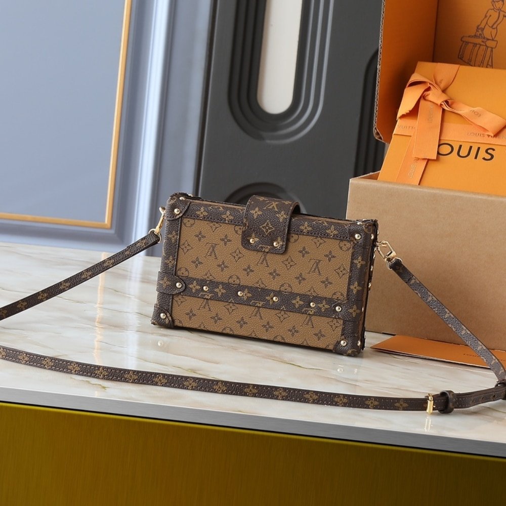 L0vis Vvtt0n Petite Malle Monogram Reverse Brown 20Cm M45960