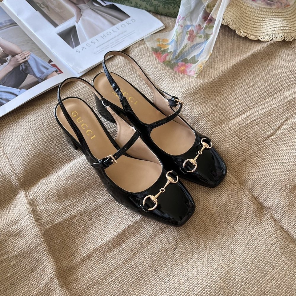 Gvc*1 Women’s Horsebit Pump Black Leather 801893 Bnc80 1000