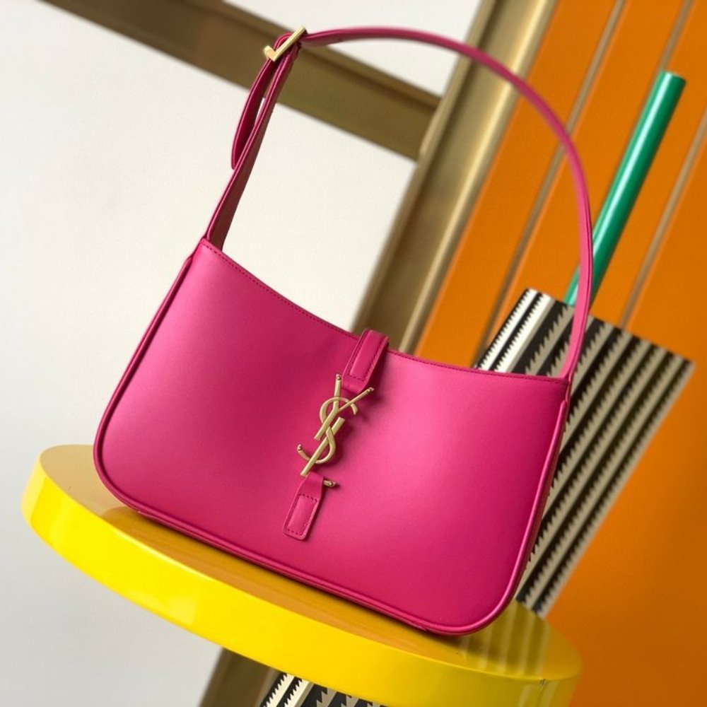 Sa1nt Lau*nt Le 5 À 7 Hobo Bag In Smooth Leather Pink 25Cm 6572282R20W5623