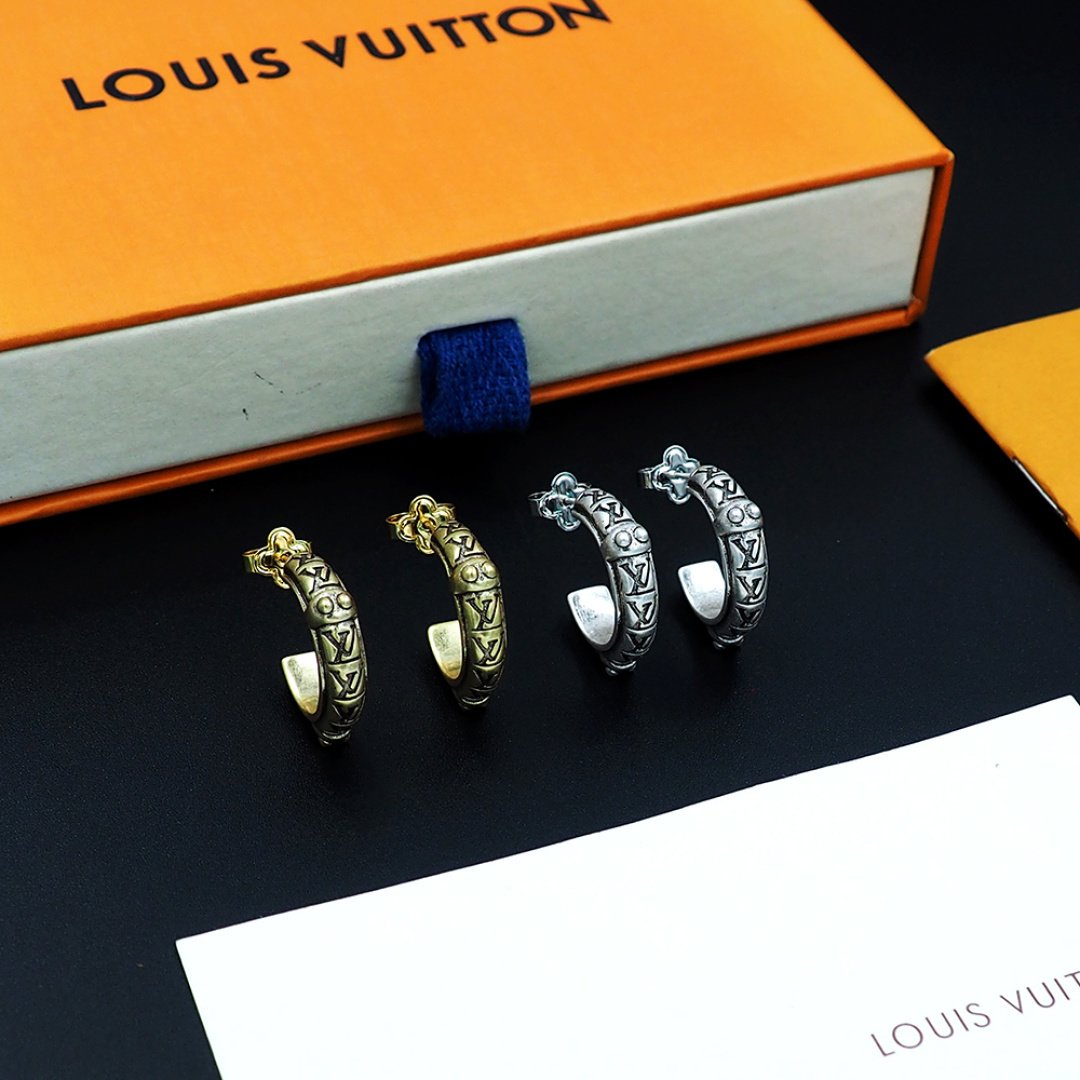 L0vis Vvtt0n Lv Lozine Hoop Earrings Silver M03168