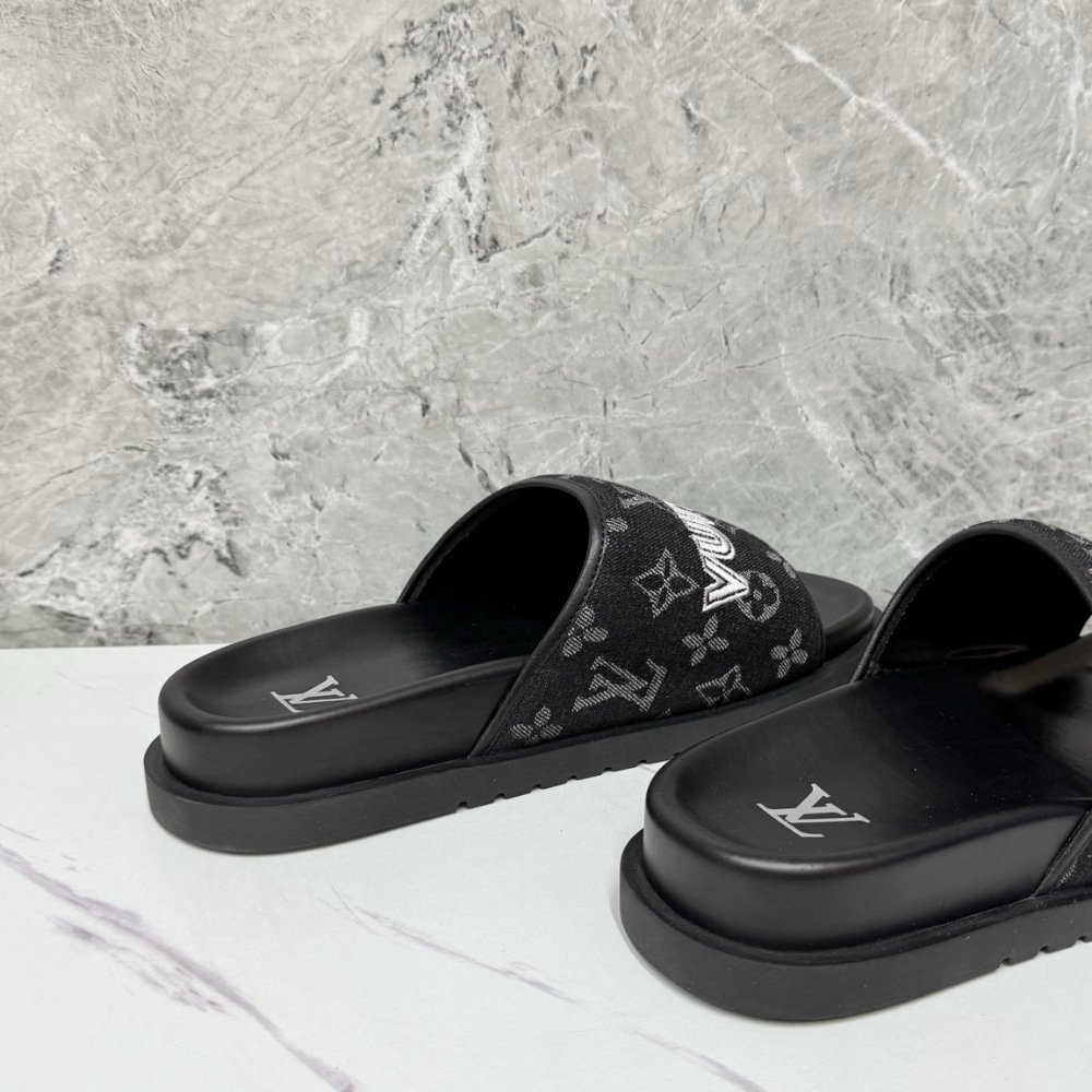 L0vis Vvtt0n Miami Mule Denim Black