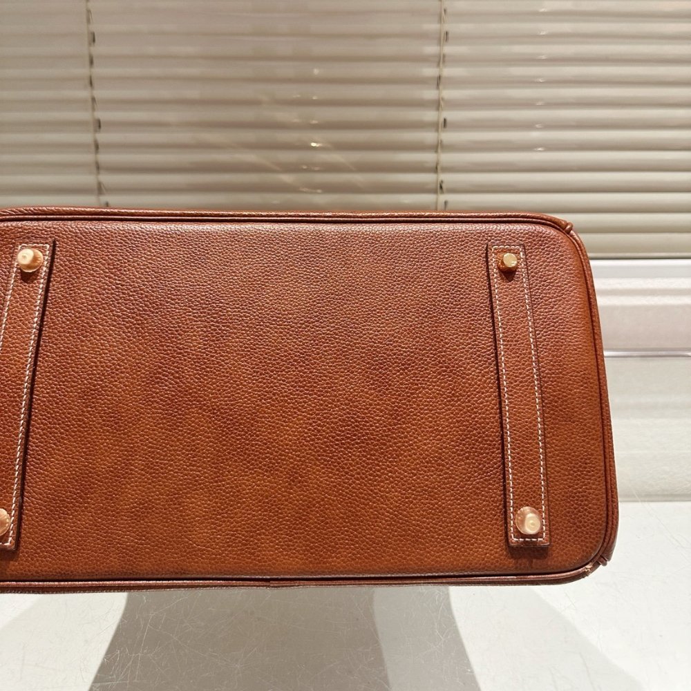H**me5 Birkin 35 Barenia Faubourg Fauve Gold Hardware Brown 35Cm