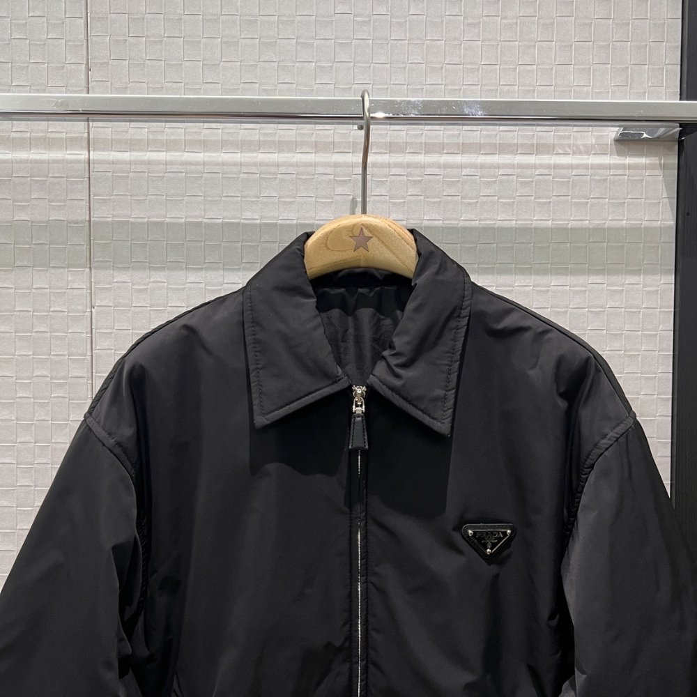 Pra*a Re Nylon Blouson Jacket Black 29C246 1Wq8 F0002 S Ooo