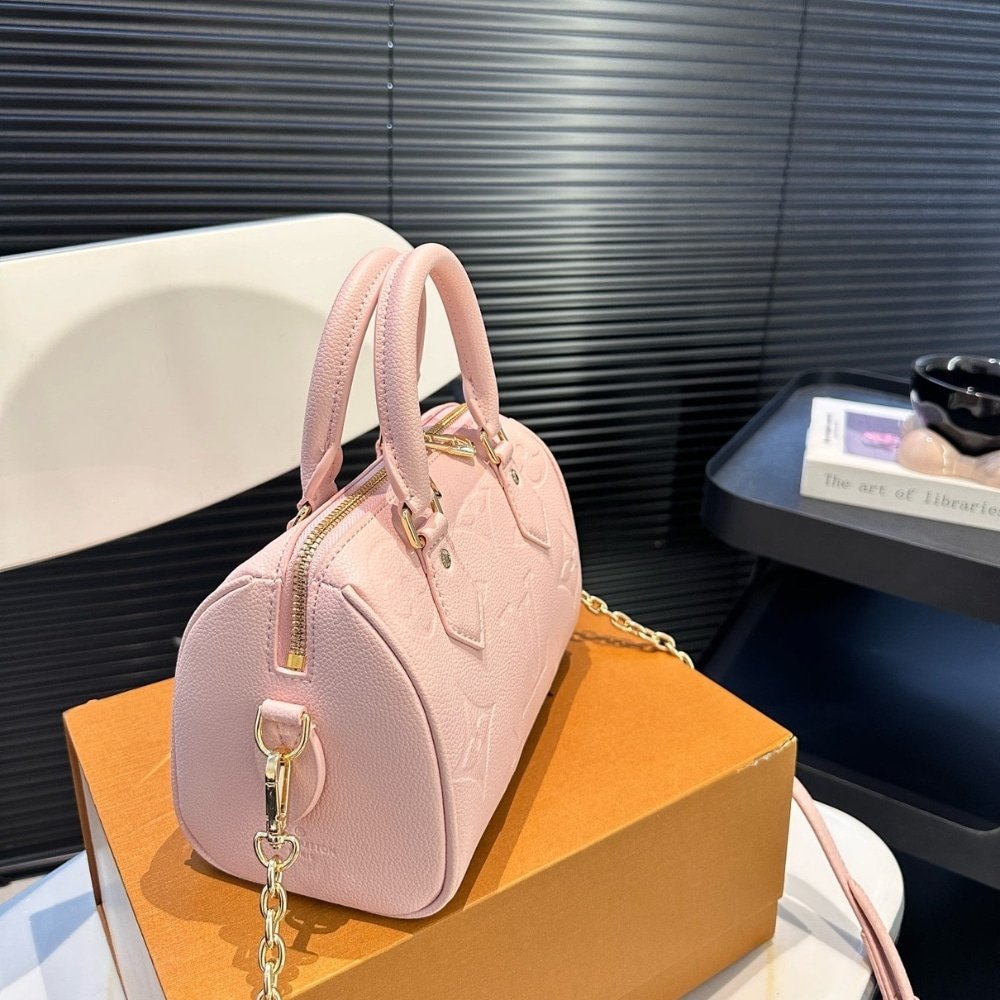 Gift Set: L0vis Vvtt0n Speedy Bandoulière 20 Monogram Pink 20Cm M47136 With Colour Blossom Bb Star Pendant Pink Gold Pink Mother Of Pearl And D1am0nd Q93612