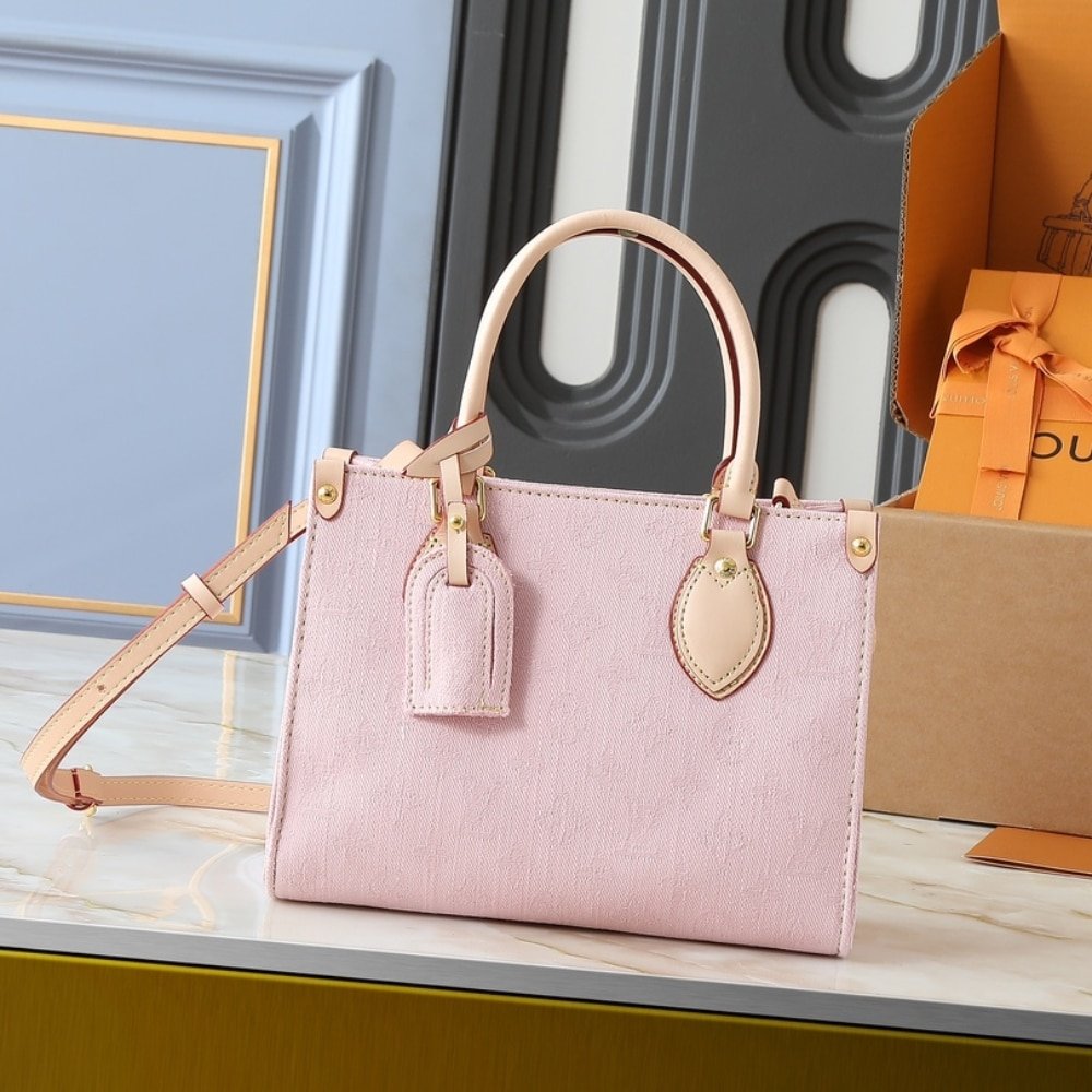 L0vis Vvtt0n Onthego PM Denim Pink 25Cm