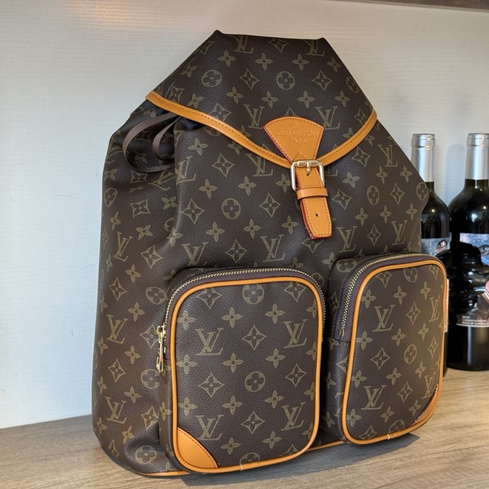 L0vis Vvtt0n Montsouris Cargo Backpack Monogram Archive Brown 39Cm M14015