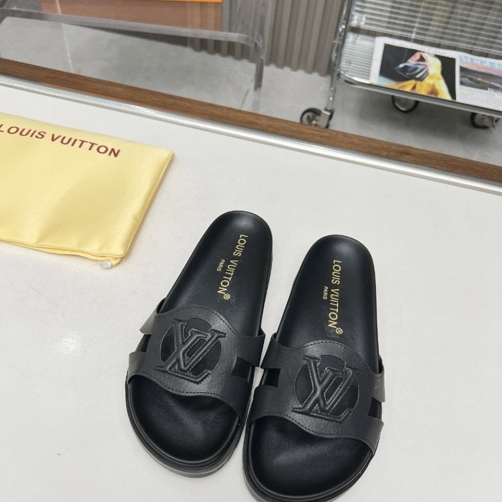 L0vis Vvtt0n Isola Flat Comfort Mule Black 1Acpci