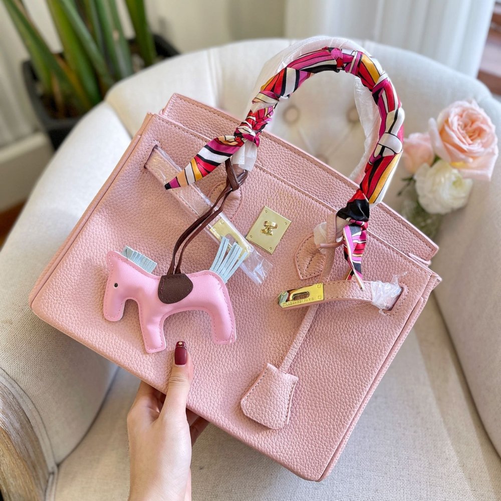H**me5 Birkin 30 Togo Leather Gold Hardware Light Pink 30Cm