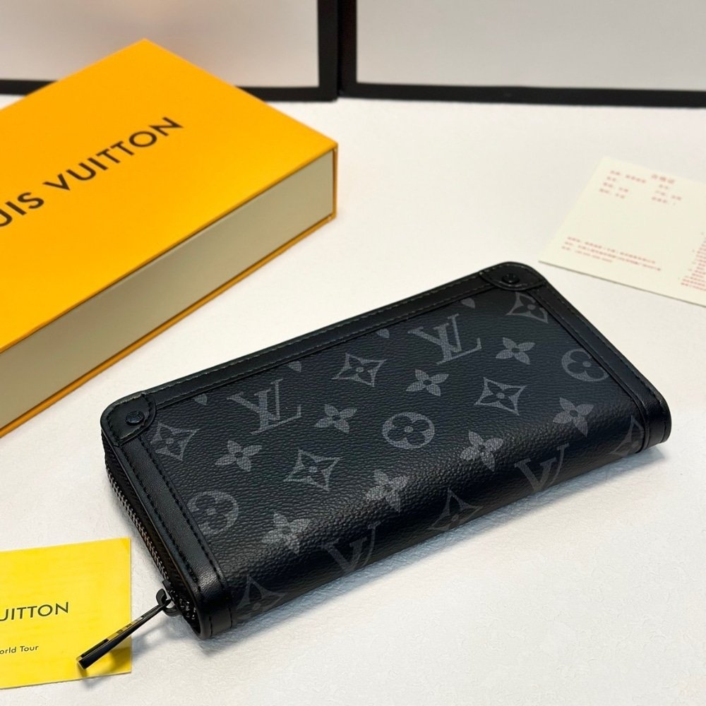 L0vis Vvtt0n Long Wallet Monogram Eclipse Trunk Zippy Black 19Cm M80558