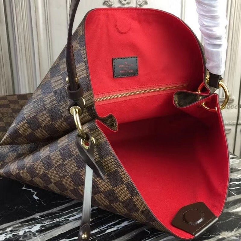 L0vis Vvtt0n Graceful Mm Damier Ebene Brown 41Cm N44045