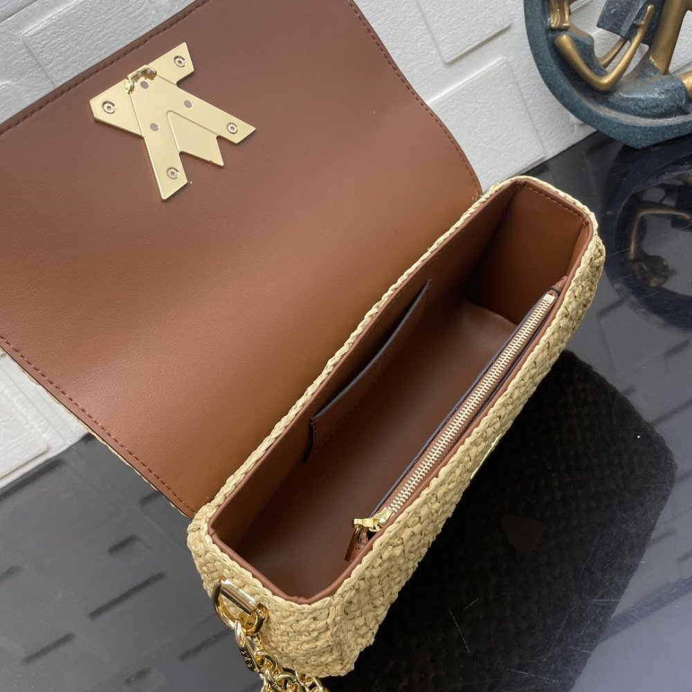 [S*per Vip 1:1] L0vis Vvtt0n Bolsa Twist West Natural 24Cm M25030