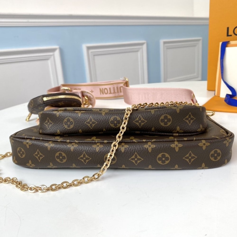 L0vis Vvtt0n Multi Pochette Accessoires Rose Clair 24Cm M44840