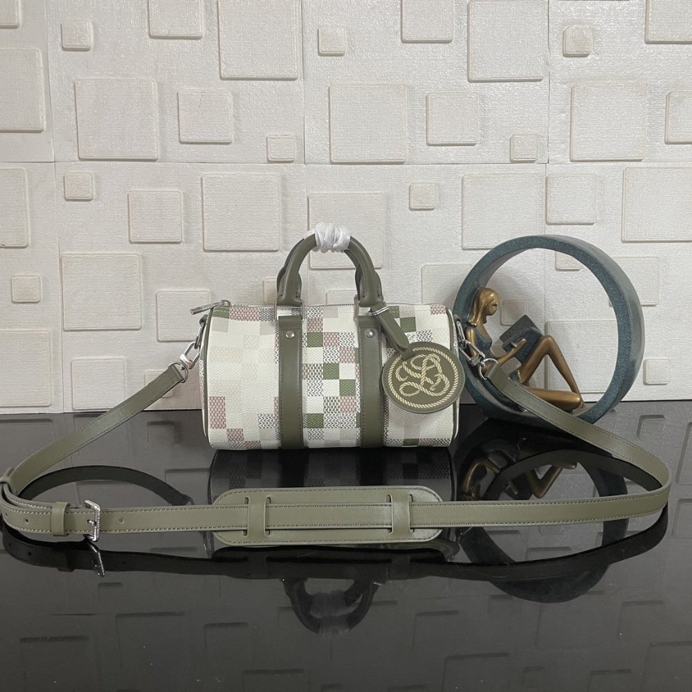 [S*per Vip 1:1] L0vis Vvtt0n Keepall Bandoulière 25 Khaki 25Cm N00105