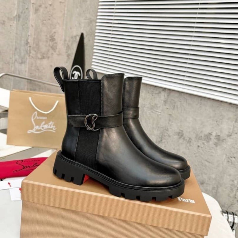 Chr1st1an Louboutin Chelsea Boot Black