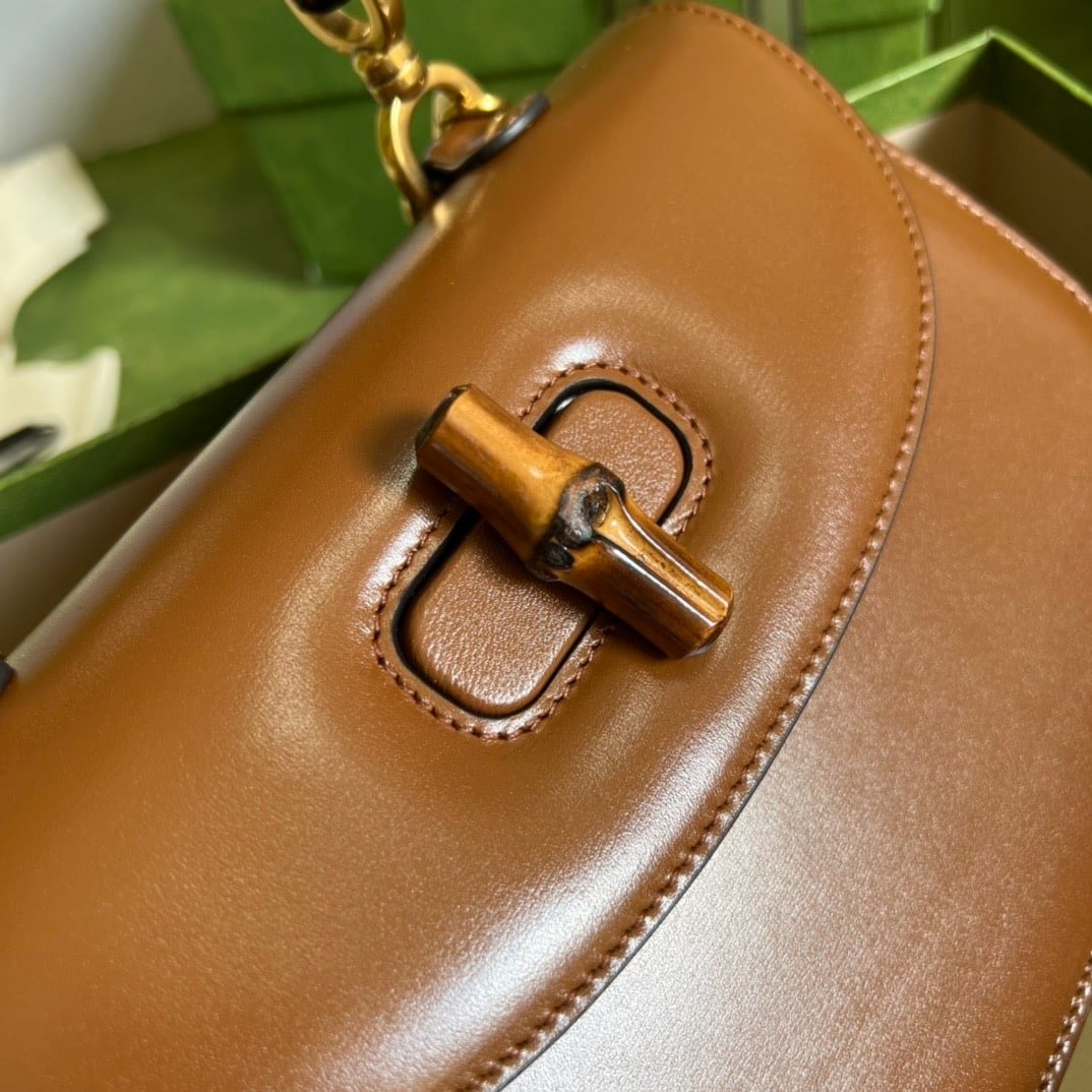 Gvc*1 Bamboo 1947 Small Top Handle Bag 675797 10Odt 2579