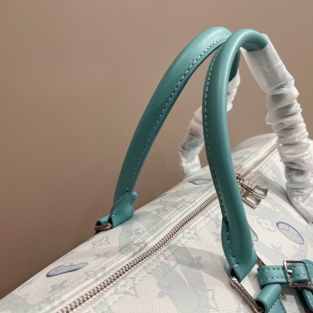 L0vis Vvtt0n Keepall Bandouliere 50 Crystal Blue 50Cm M22570