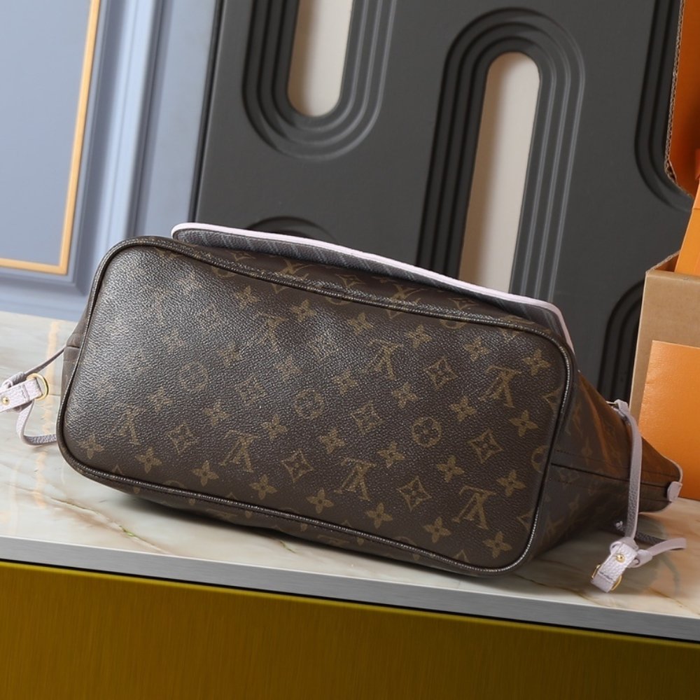 L0vis Vvtt0n Neverfull Inside Out MM Monogram Misty Lilac 31Cm