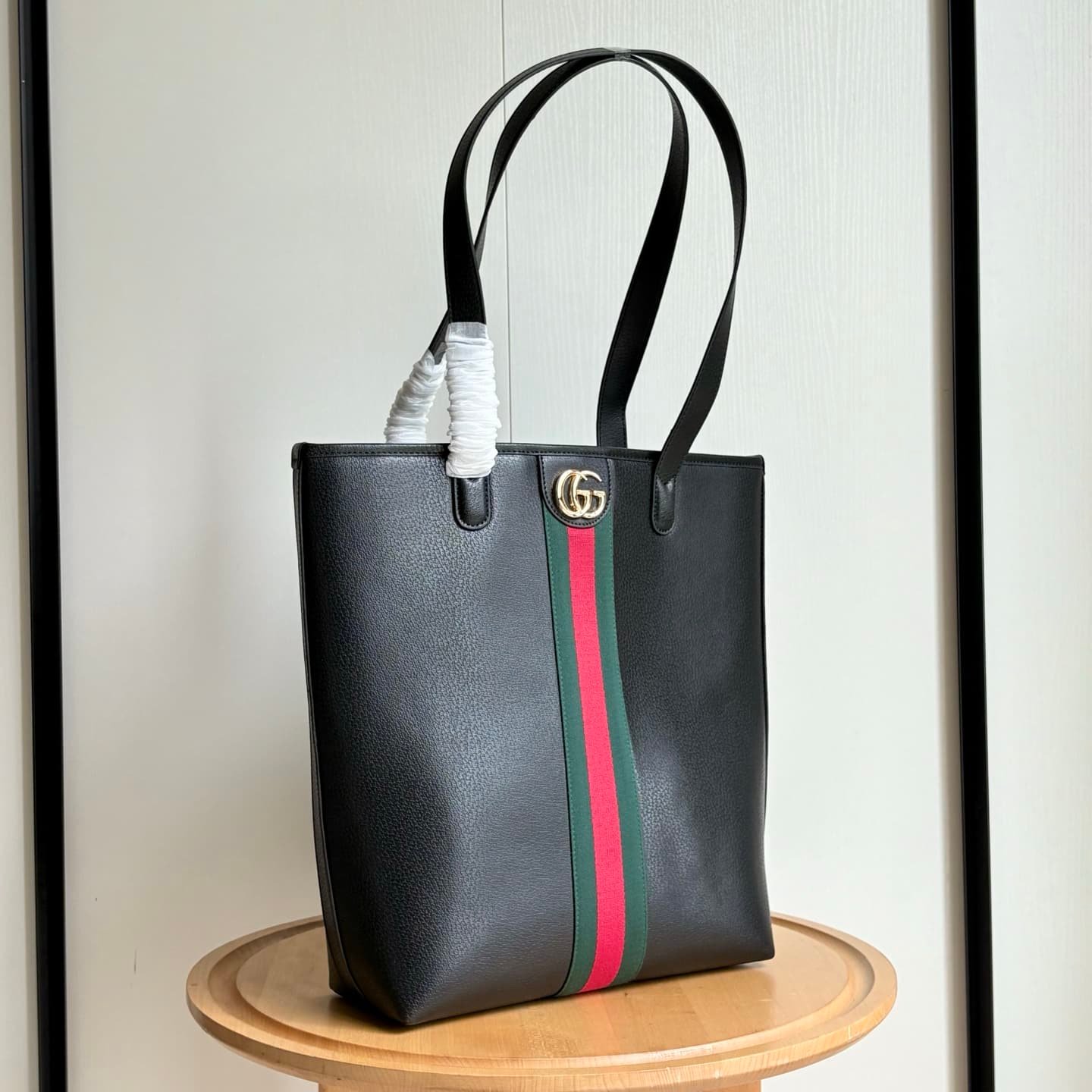 Gvc*1 Ophidia Medium Tote Bag Black 36Cm 834465 AAE1A 1042
