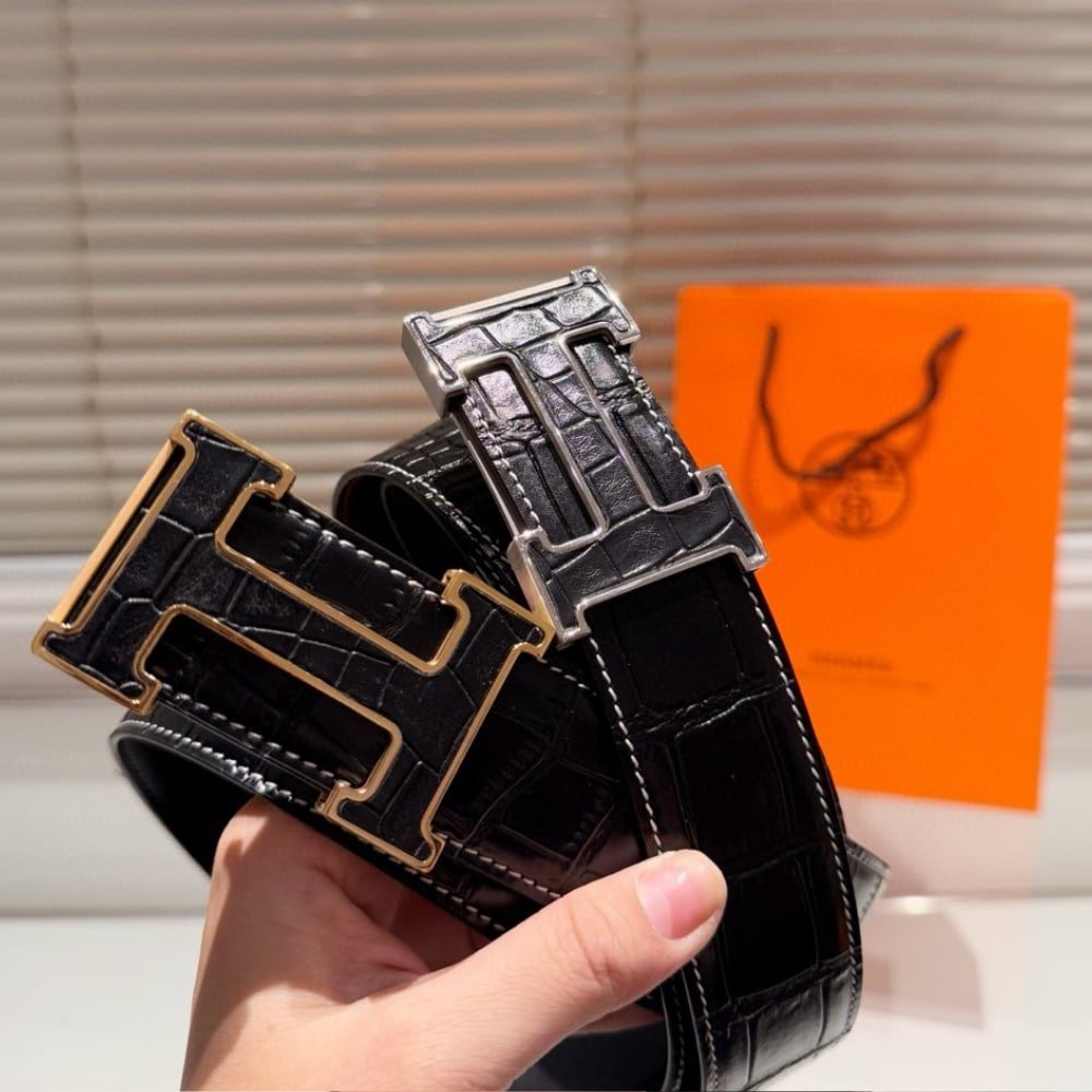 H**me5 Crocodile Leather Belt Tln0112S