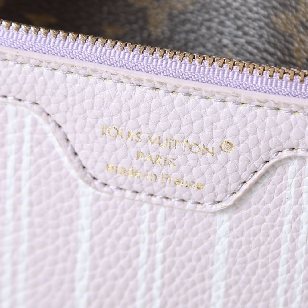 L0vis Vvtt0n Neverfull Inside Out MM Monogram Misty Lilac 31Cm