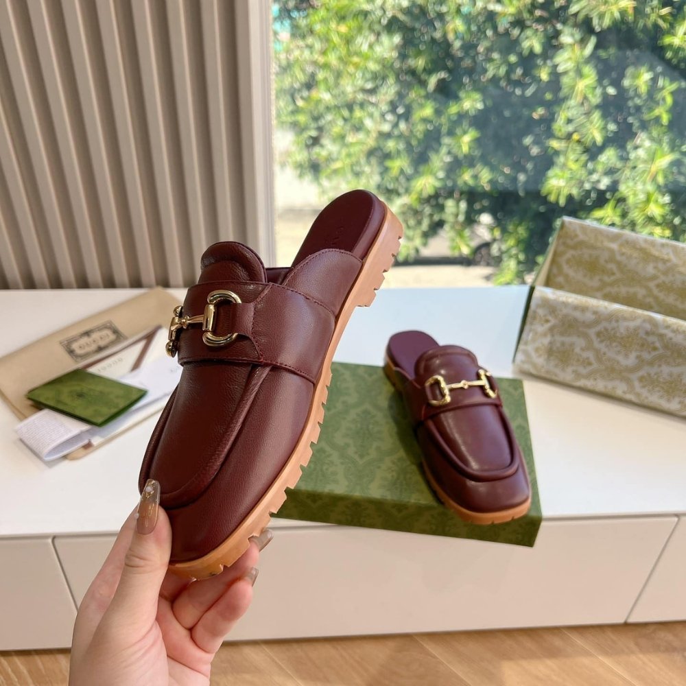 Gvc*1 Women’S Mule With Horsebit Brown 771096 Aacai 2208