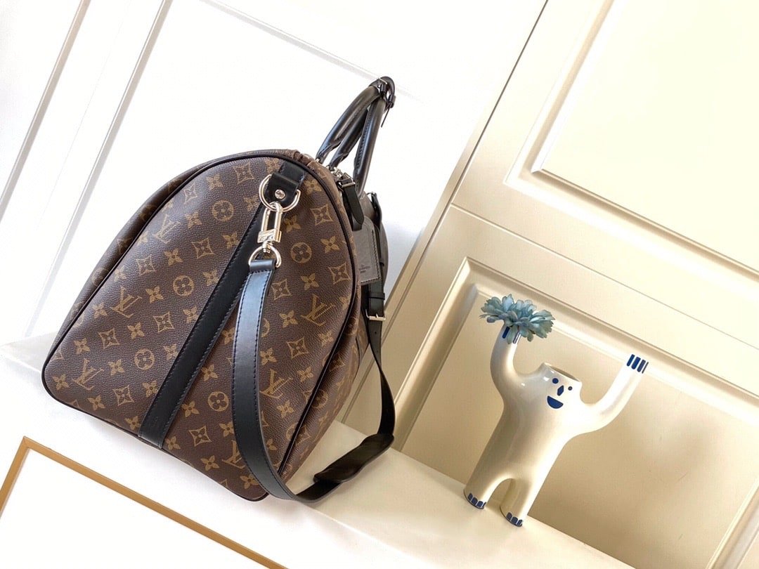 L0vis Vvtt0n Keepall Bandoulière 55 Monogram Macassar M56714