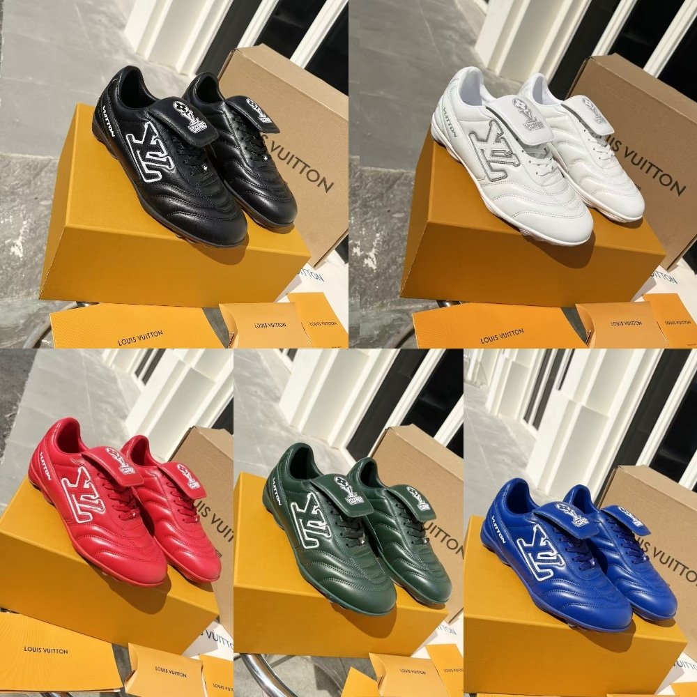 L0vis Vvtt0n Footprint Soccer Sneaker White 1Ahdoi