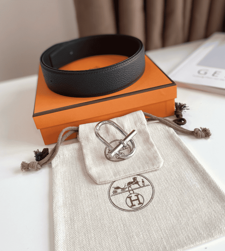 H**me5 Reversible Leather Belt Black 38Mm
