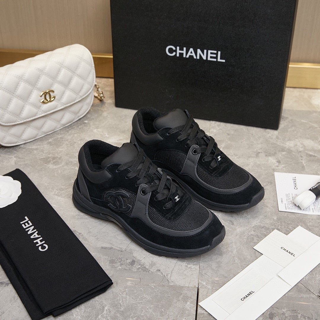 Ch**el Cc Logo Sneaker Black G34361 Y53536 94305