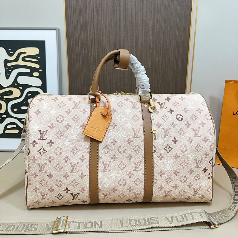 L0vis Vvtt0n Keepall Bandoulière 50 Monogram Beige 50Cm