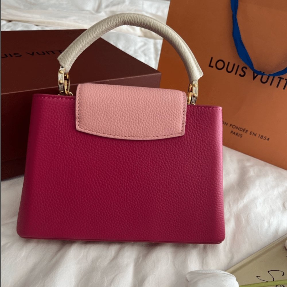 L0vis Vvtt0n Capucines Mm Bag Dark Pink 27Cm M20845
