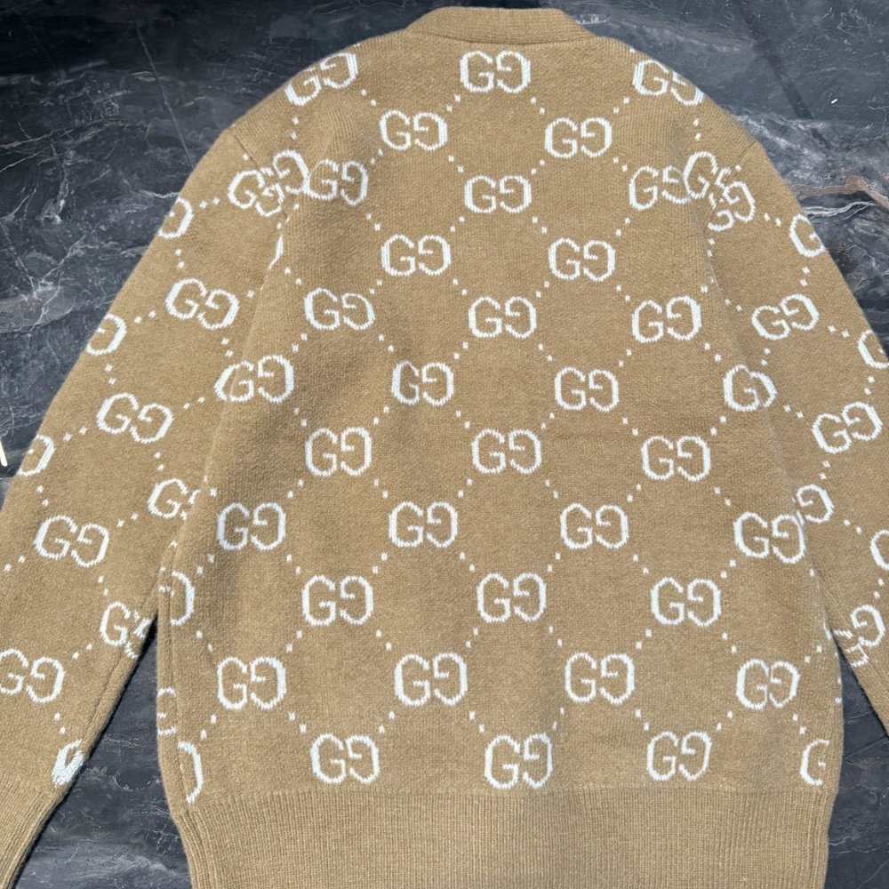Gvc*1 Wool Cardigan Beige 694758 Xkcc5 2296