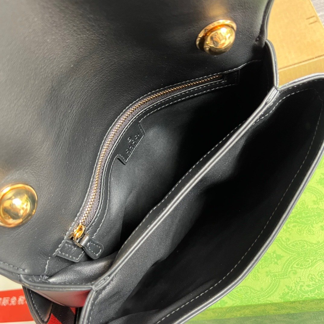 Gvc*1 Blondie Medium Bag Black 29Cm 699210 Uxxag 1064