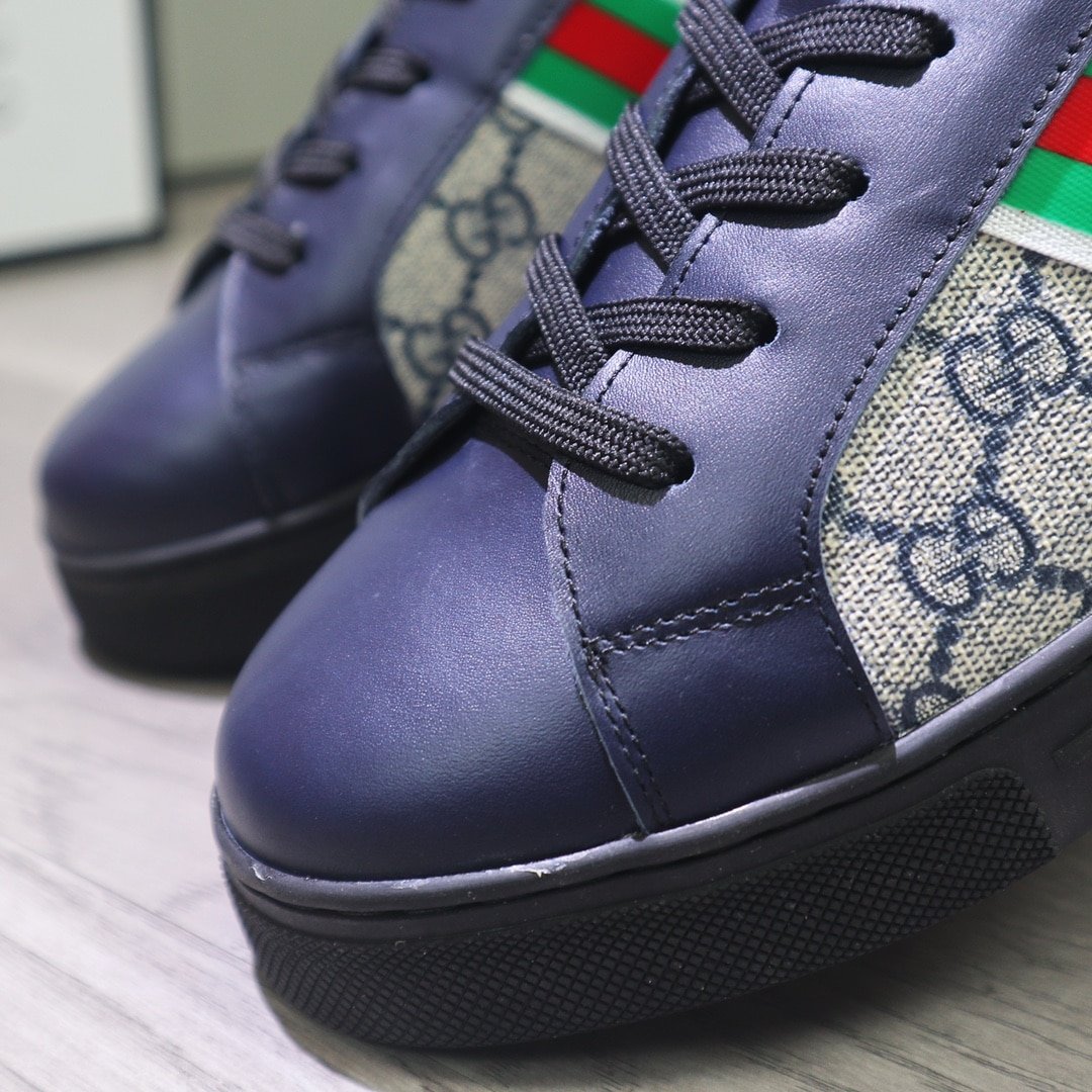 Gvc*1 Gg Svp*me Navy Blue Sneaker Gg With Web