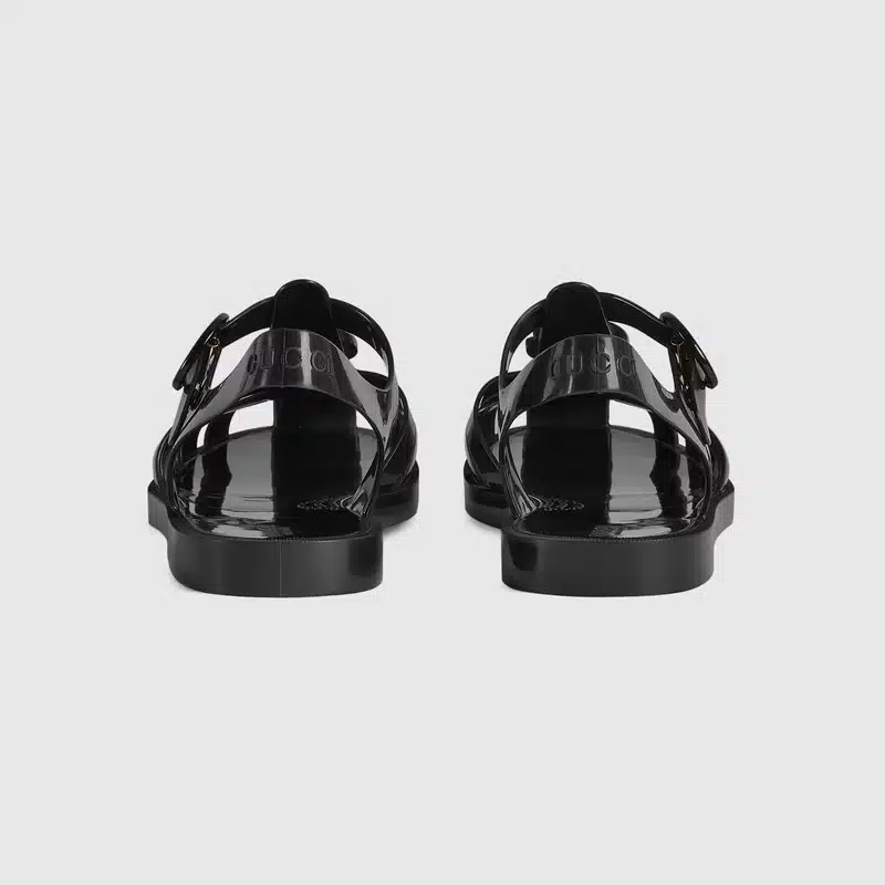 Gvc*1 Sandal With Double G Black 674132 Fm00 1000