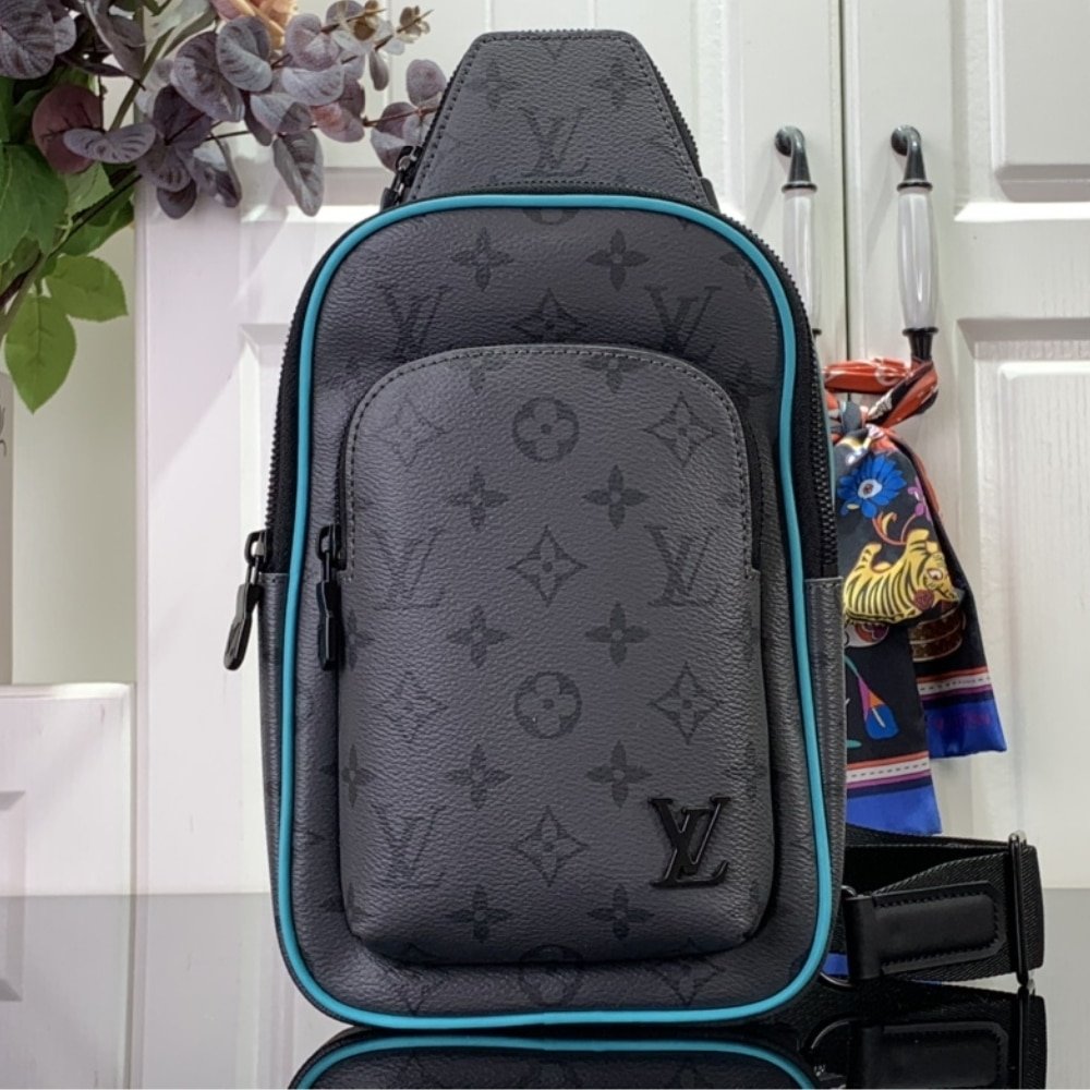 [S*per Vip 1:1] L0vis Vvtt0n Avenue Slingbag PM Monogram Eclipse Revers Turquoise 20Cm M11703