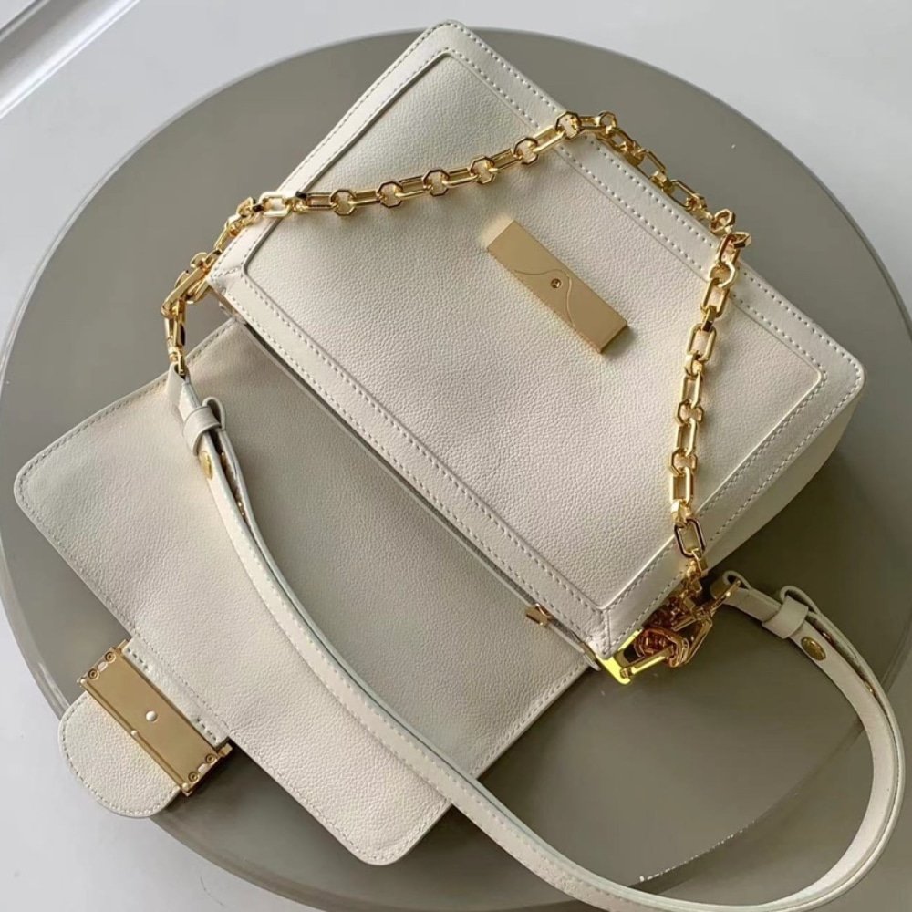 [S*per Vip 1:1] L0vis Vvtt0n Dauphine Soft MM White 24Cm M25050