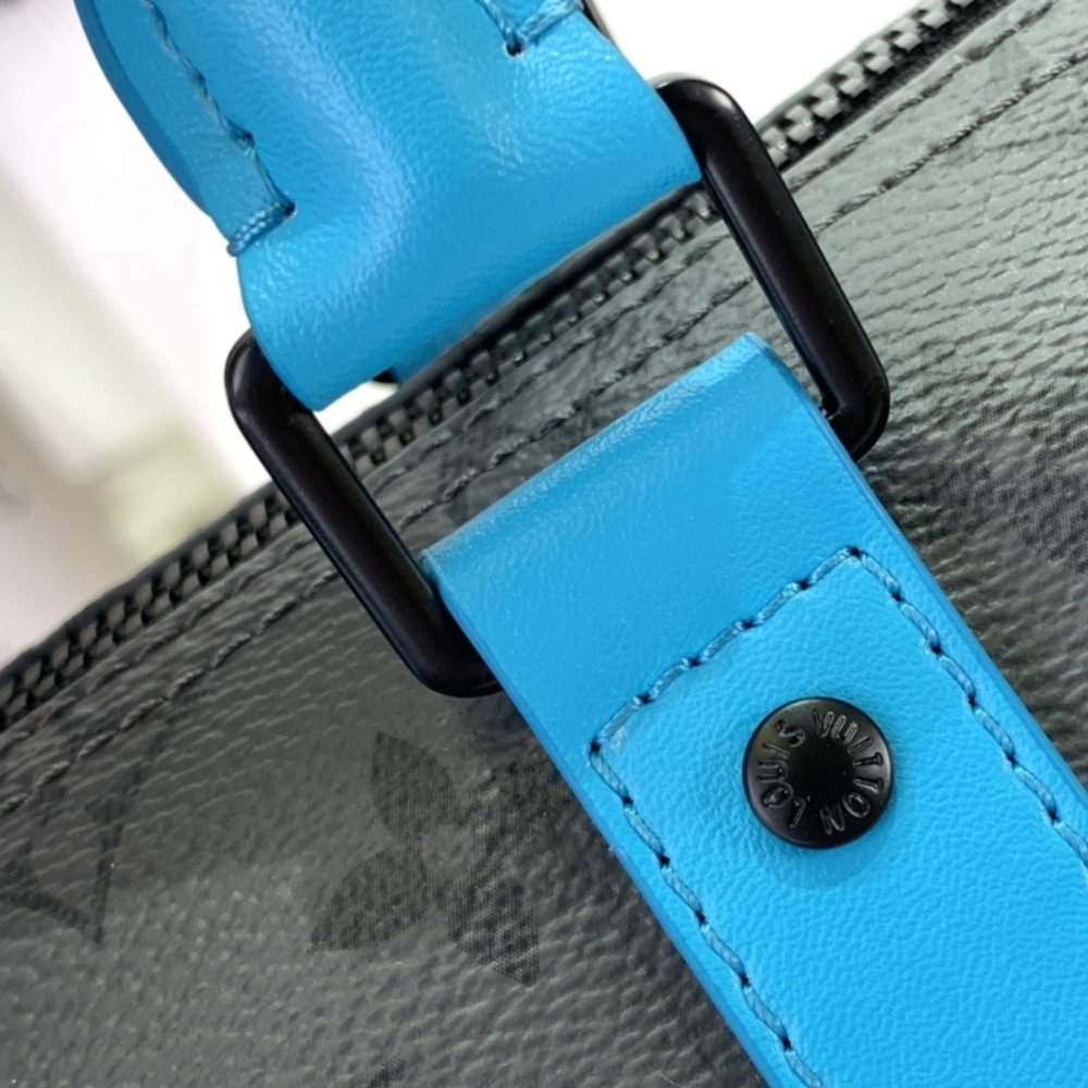 [S*per Vip 1:1] L0vis Vvtt0n Keepall Bandoulière 25 Monogram Eclipse Reverse Turquoise 25Cm M11645