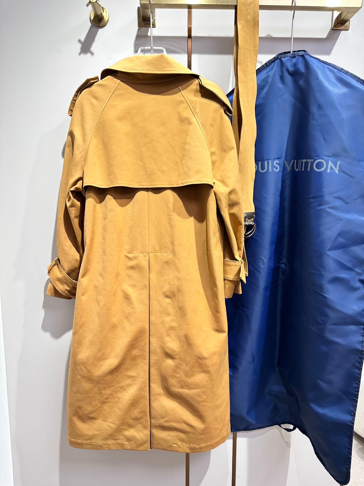L0vis Vvtt0n Oversized Detail Trench Coat Sandy Beige 1Abd9W
