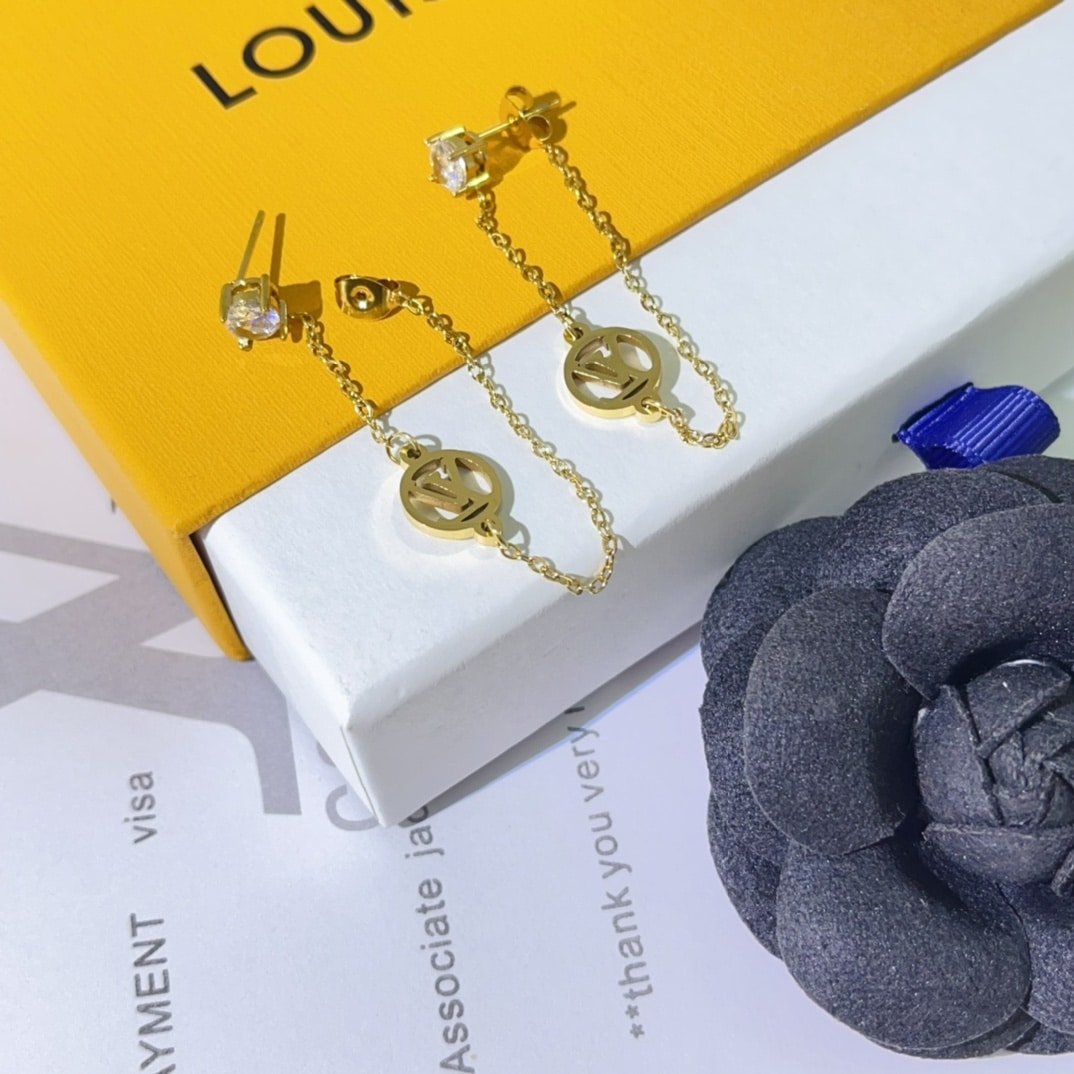 L0vis Vvtt0n Petit L0vis Earrings In Gold M00390