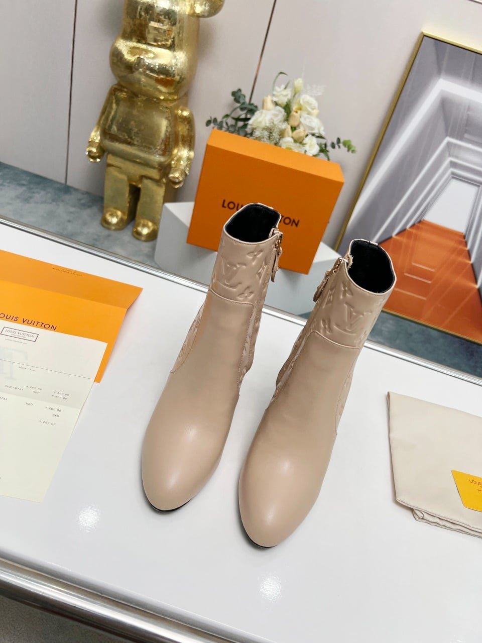 L0vis Vvtt0n Silhouette Ankle Boot Beige